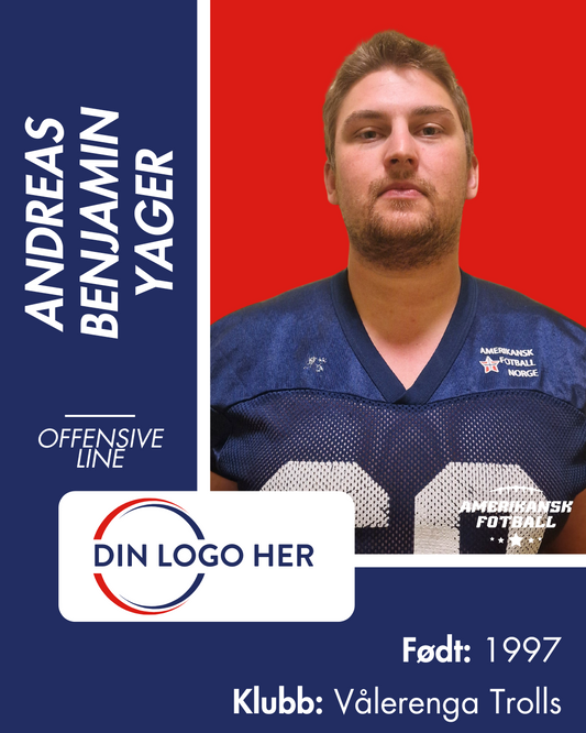 AMERIKANSK FOTBALL HERRRELANDSLAG - Utøversponsor