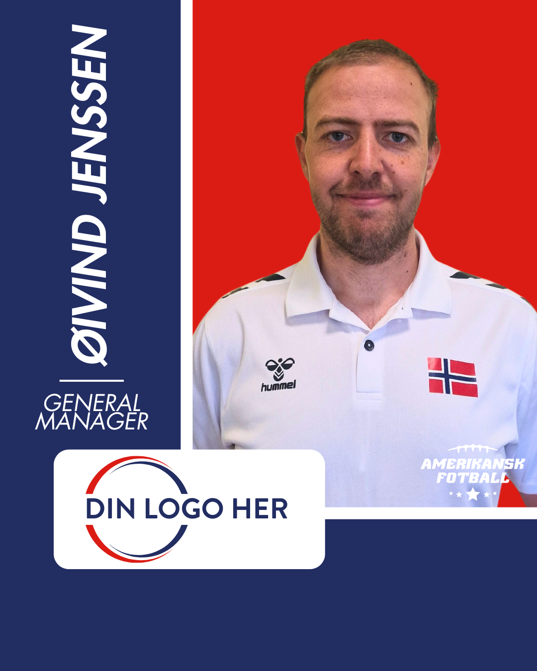 AMERIKANSK FOTBALL HERRRELANDSLAG - Utøversponsor