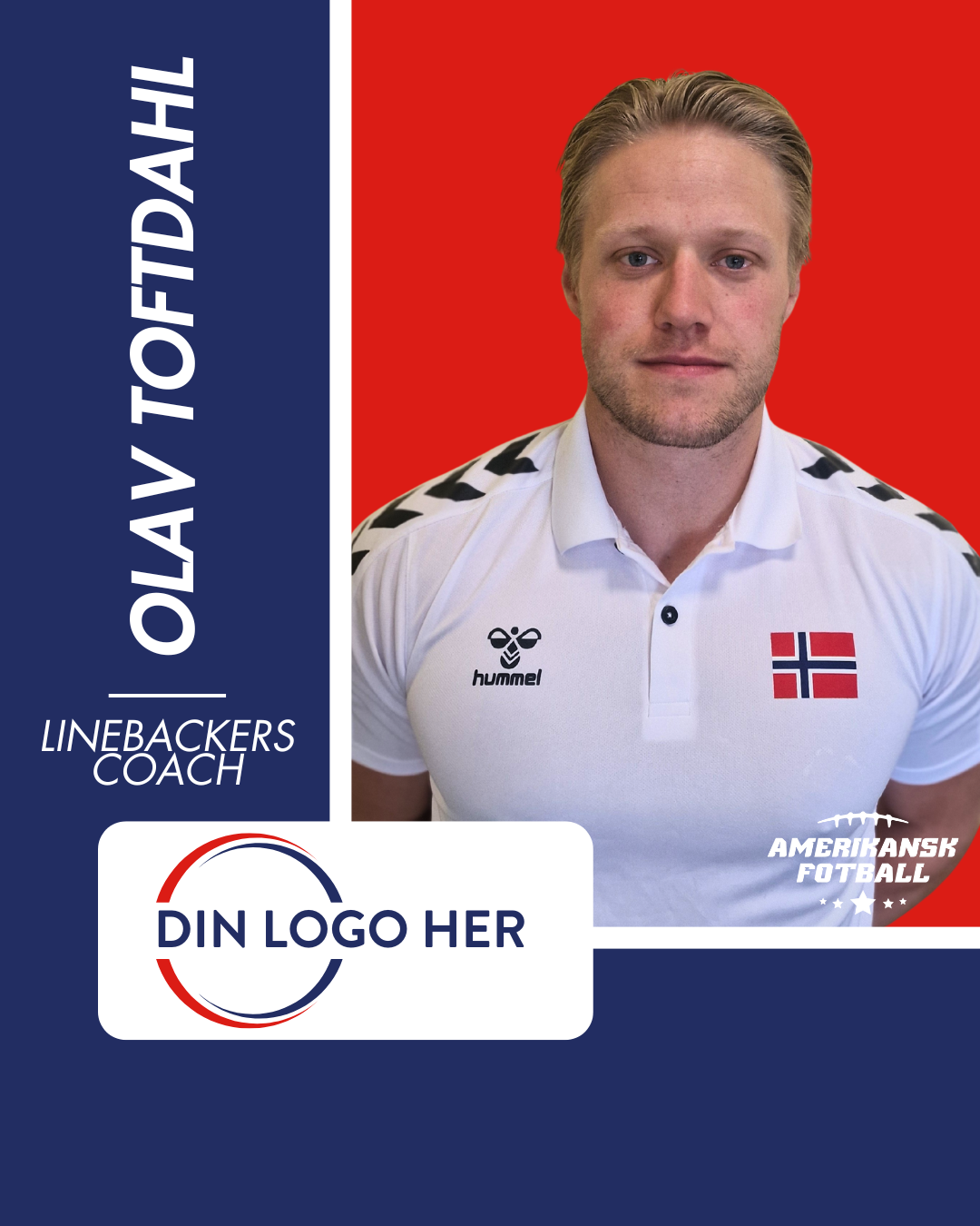 AMERIKANSK FOTBALL HERRRELANDSLAG - Utøversponsor