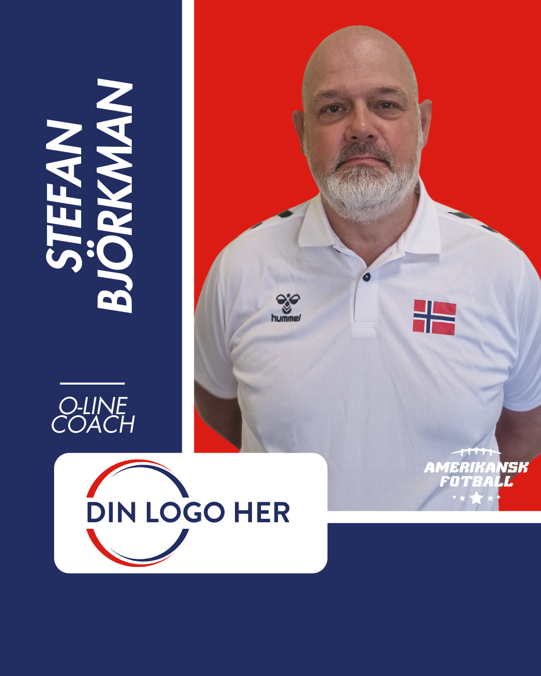 AMERIKANSK FOTBALL HERRRELANDSLAG - Utøversponsor