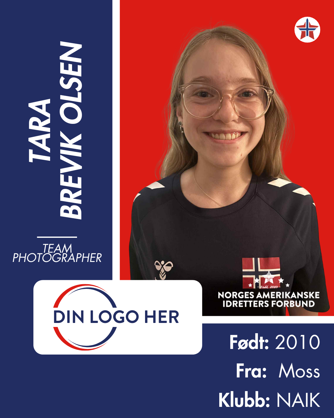 FLAGGFOTBALL KVINNELANDSLAG - Utøversponsor