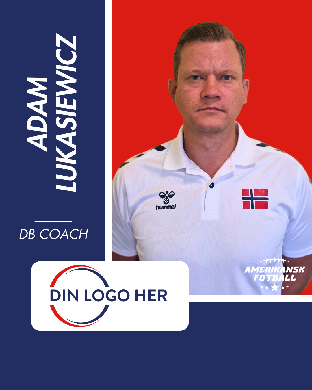 AMERIKANSK FOTBALL HERRRELANDSLAG - Utøversponsor