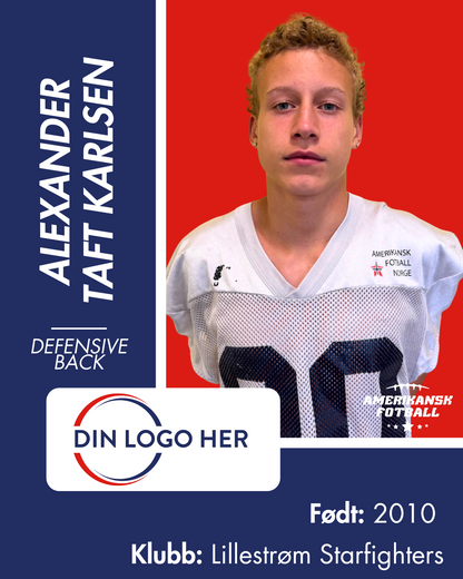 AMERIKANSK FOTBALL U-17 LANDSLAG - Utøversponsor