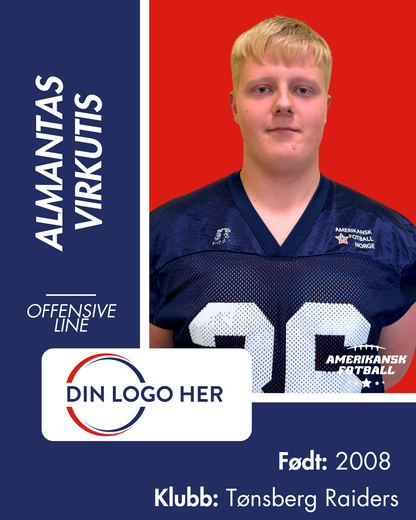 AMERIKANSK FOTBALL U-17 LANDSLAG - Utøversponsor