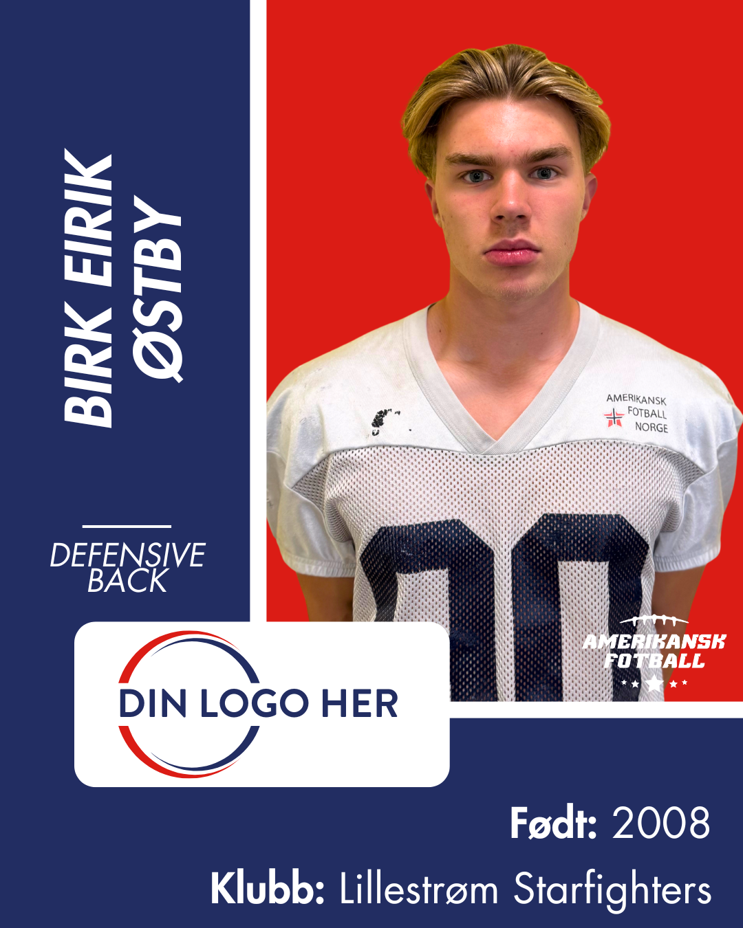 AMERIKANSK FOTBALL U-17 LANDSLAG - Utøversponsor