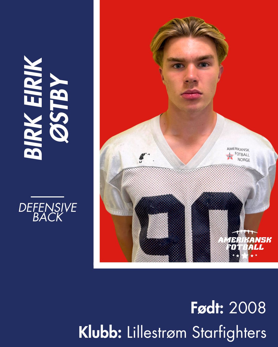 AMERIKANSK FOTBALL U-17 LANDSLAG - Donasjonsnivå Gull