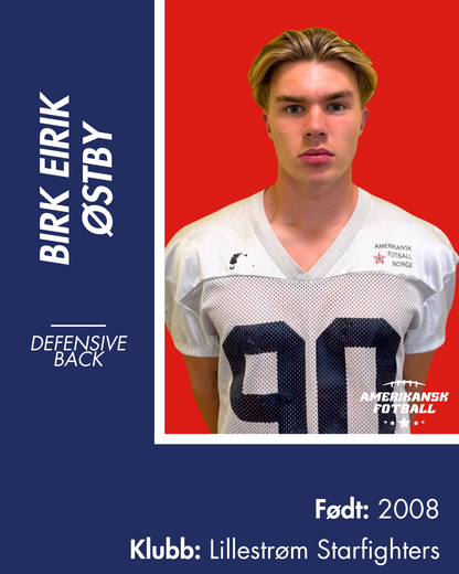 AMERIKANSK FOTBALL U-17 LANDSLAG - Donasjonsnivå Sølv