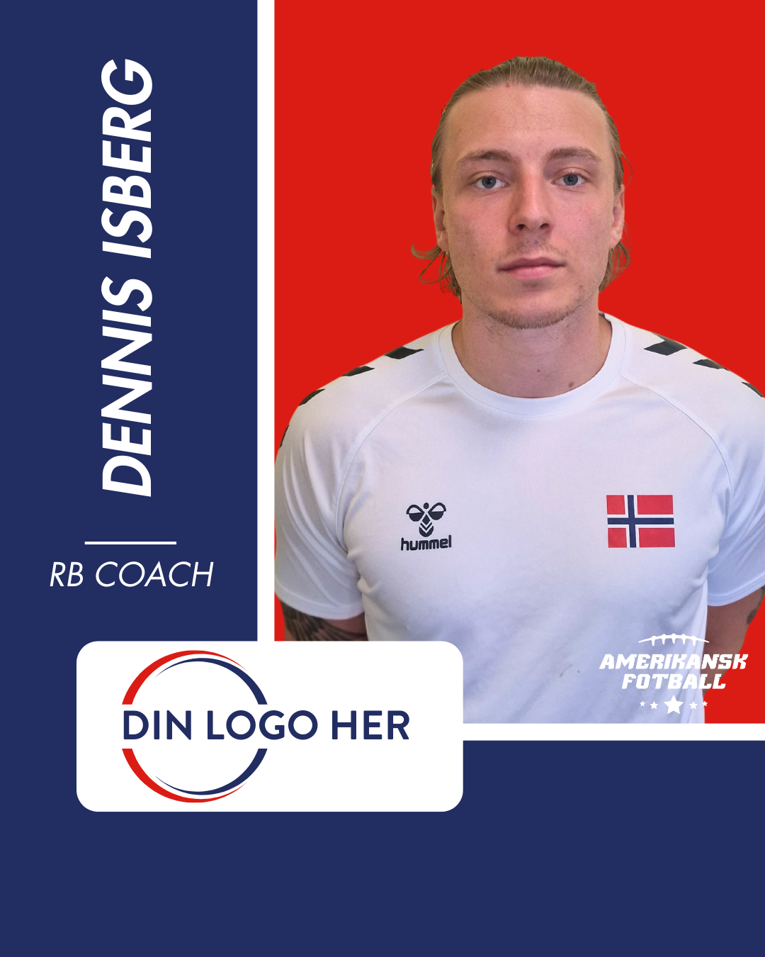 AMERIKANSK FOTBALL HERRRELANDSLAG - Utøversponsor