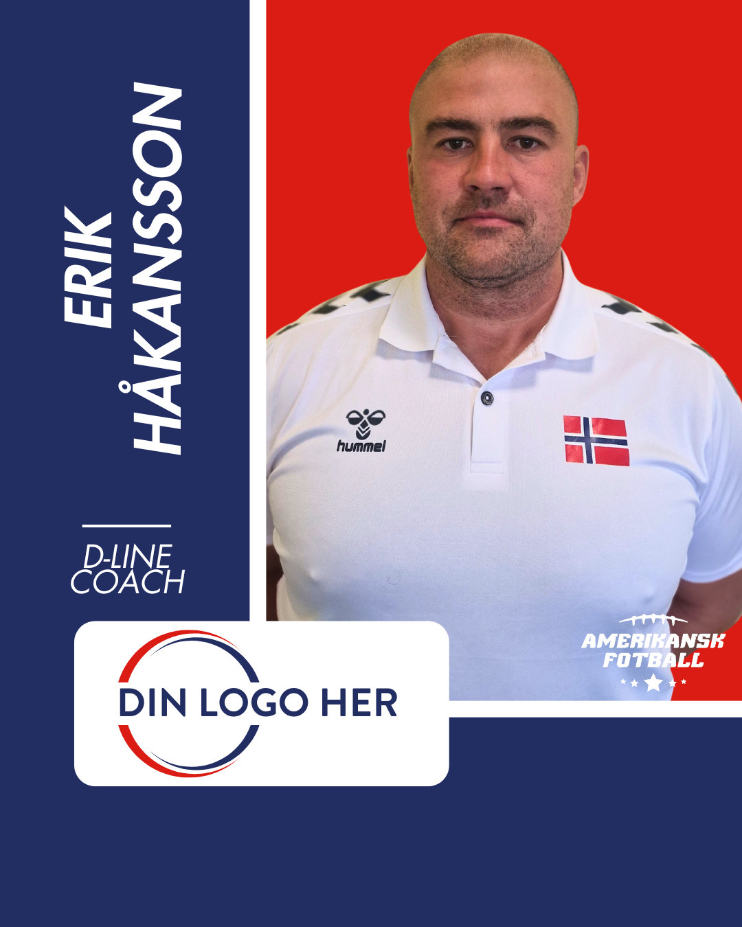 AMERIKANSK FOTBALL HERRRELANDSLAG - Utøversponsor