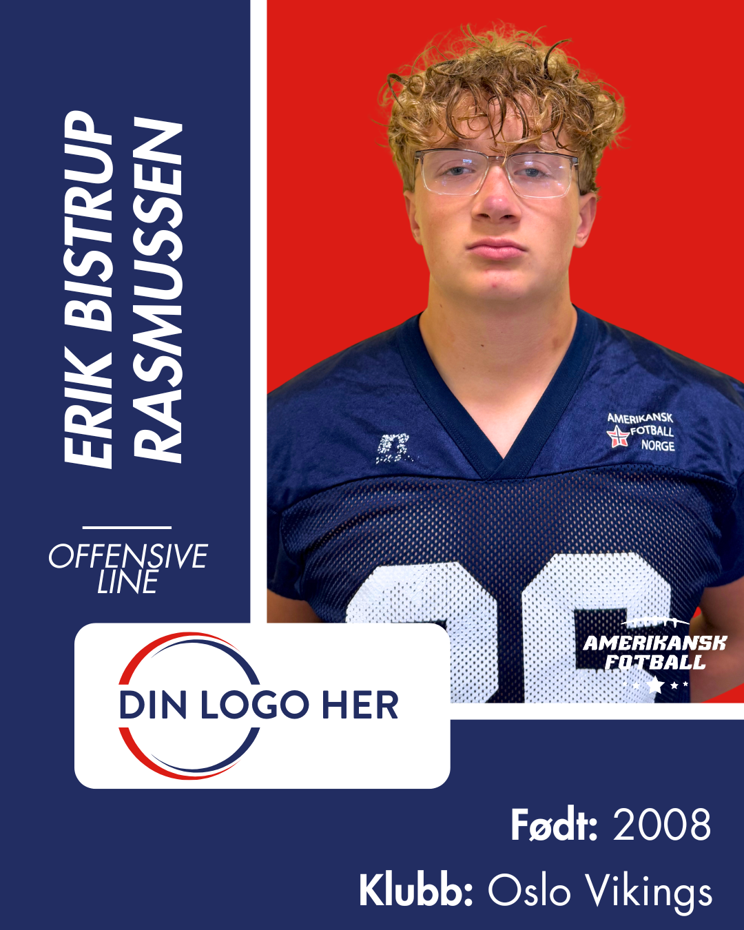 AMERIKANSK FOTBALL U-17 LANDSLAG - Utøversponsor