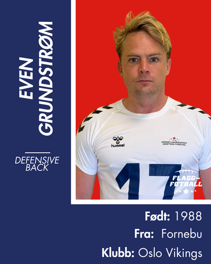 FLAGGFOTBALL HERRELANDSLAG - Donasjonsnivå Gull