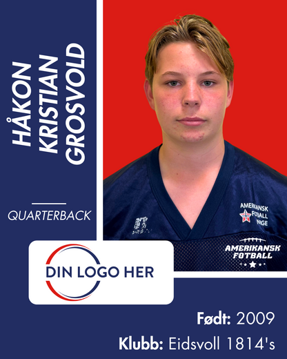 AMERIKANSK FOTBALL U-17 LANDSLAG - Utøversponsor