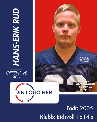 AMERIKANSK FOTBALL HERRRELANDSLAG - Utøversponsor