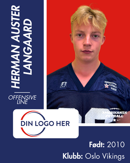 AMERIKANSK FOTBALL U-17 LANDSLAG - Utøversponsor