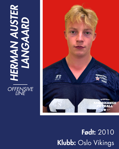 AMERIKANSK FOTBALL U-17 LANDSLAG - Donasjonsnivå Sølv