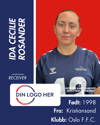 FLAGGFOTBALL KVINNELANDSLAG - Utøversponsor
