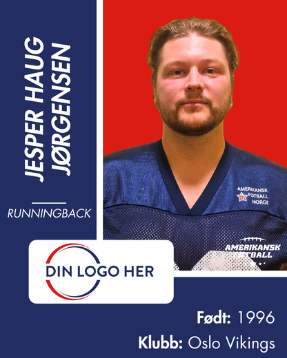 AMERIKANSK FOTBALL HERRRELANDSLAG - Utøversponsor