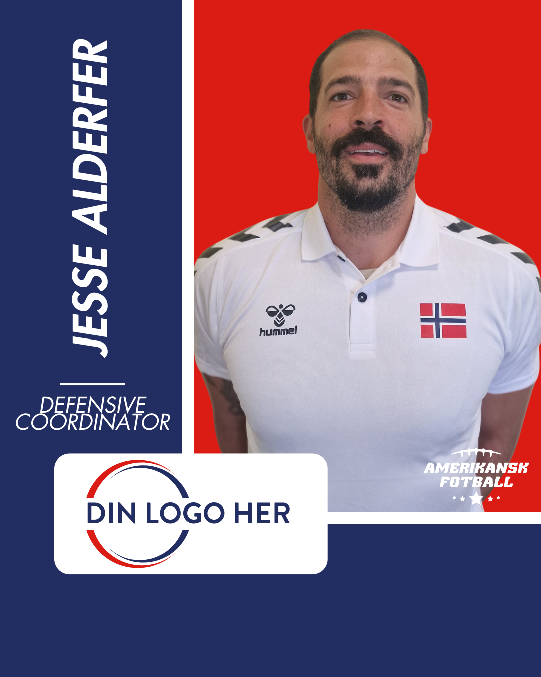 AMERIKANSK FOTBALL HERRRELANDSLAG - Utøversponsor