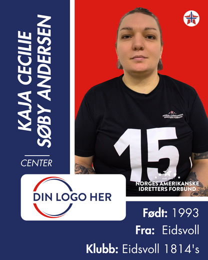 FLAGGFOTBALL KVINNELANDSLAG - Utøversponsor