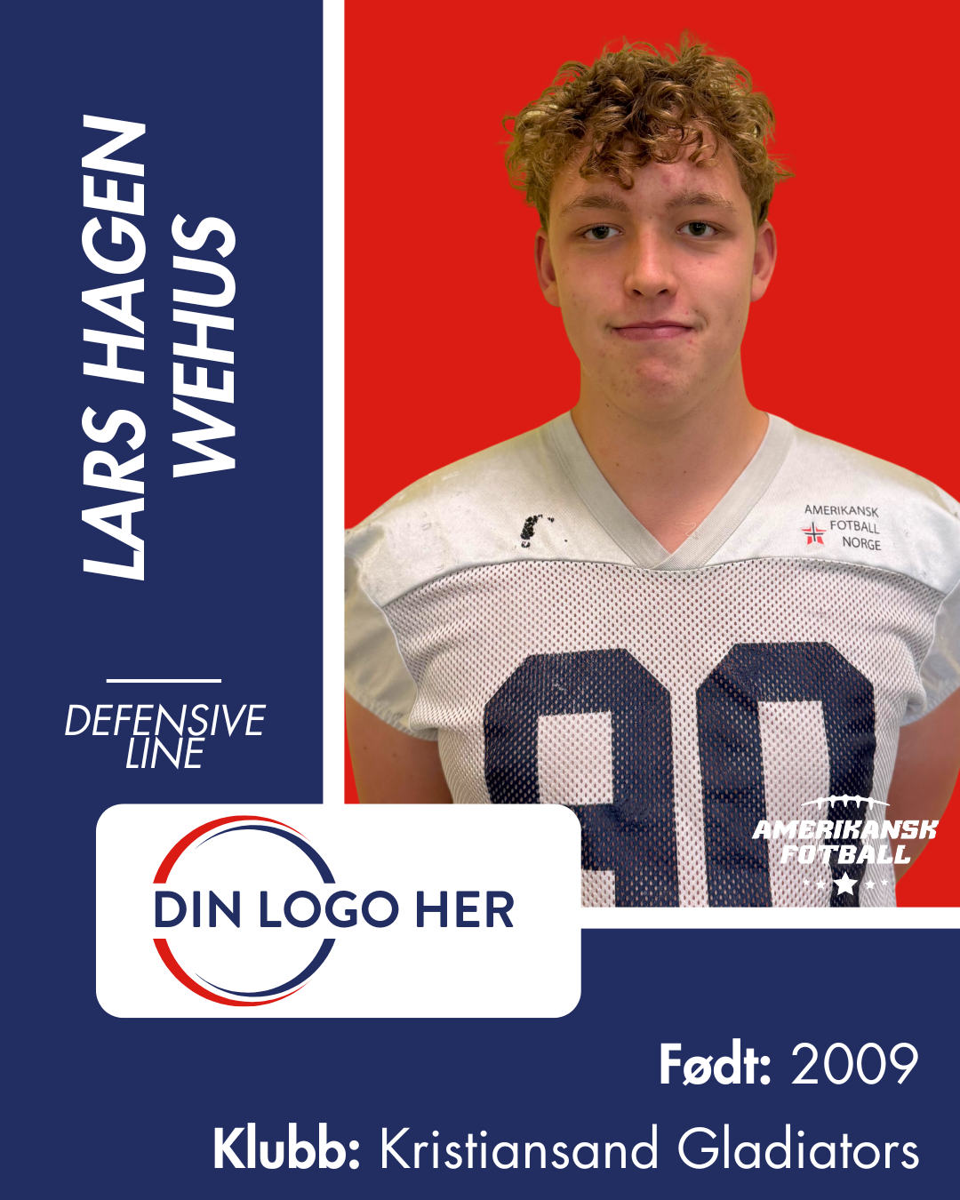 AMERIKANSK FOTBALL U-17 LANDSLAG - Utøversponsor