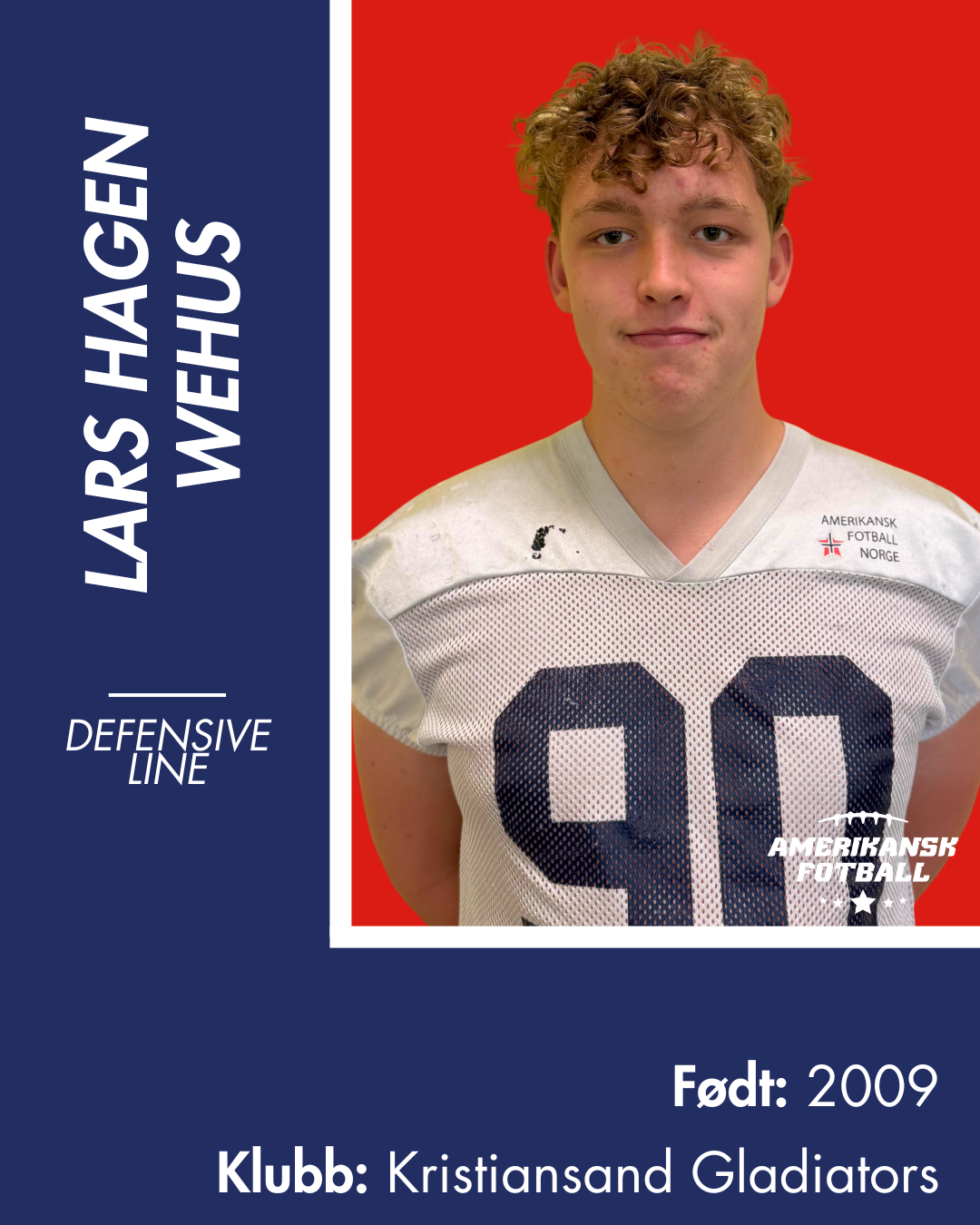 AMERIKANSK FOTBALL U-17 LANDSLAG - Donasjonsnivå Gull