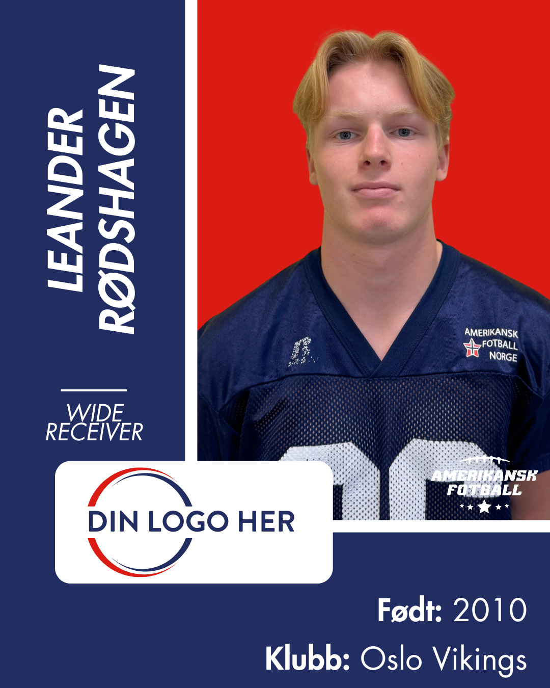 AMERIKANSK FOTBALL U-17 LANDSLAG - Utøversponsor