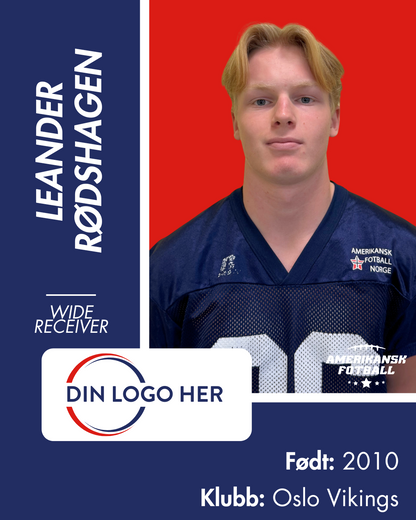 AMERIKANSK FOTBALL U-17 LANDSLAG - Utøversponsor