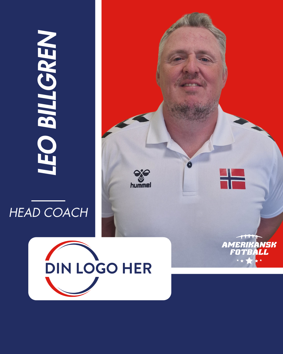 AMERIKANSK FOTBALL HERRRELANDSLAG - Utøversponsor