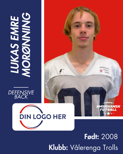 AMERIKANSK FOTBALL U-17 LANDSLAG - Utøversponsor