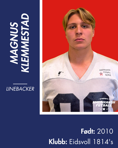 AMERIKANSK FOTBALL U-17 LANDSLAG - Donasjonsnivå Sølv