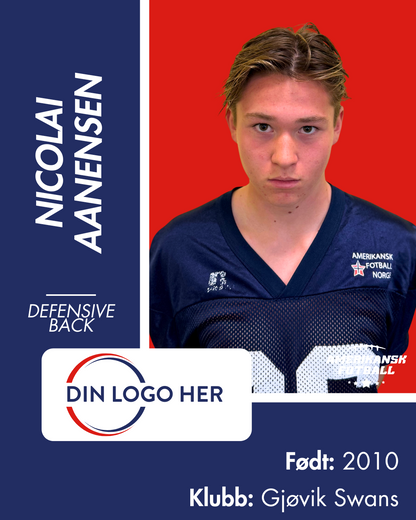 AMERIKANSK FOTBALL U-17 LANDSLAG - Utøversponsor