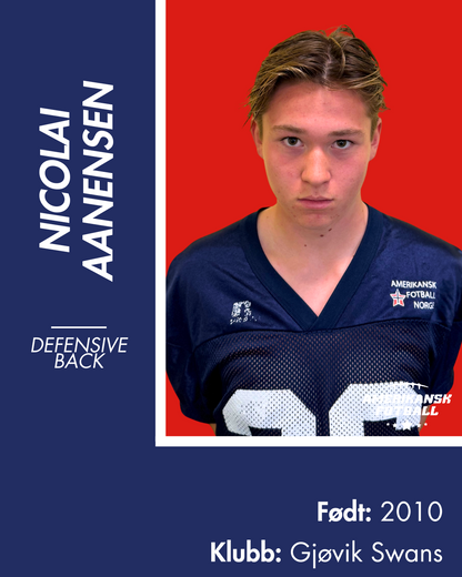 AMERIKANSK FOTBALL U-17 LANDSLAG - Donasjonsnivå Sølv