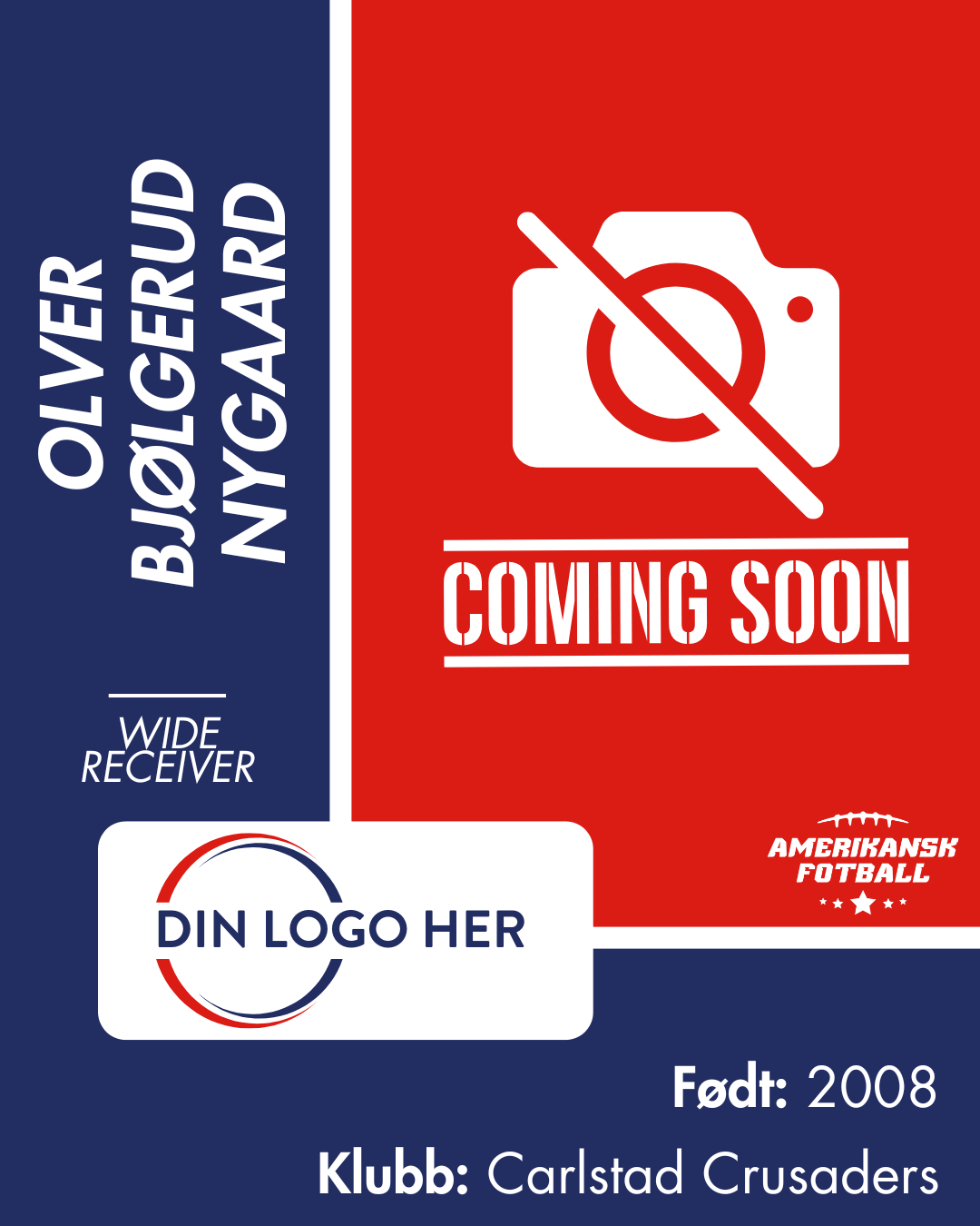 AMERIKANSK FOTBALL U-17 LANDSLAG - Utøversponsor