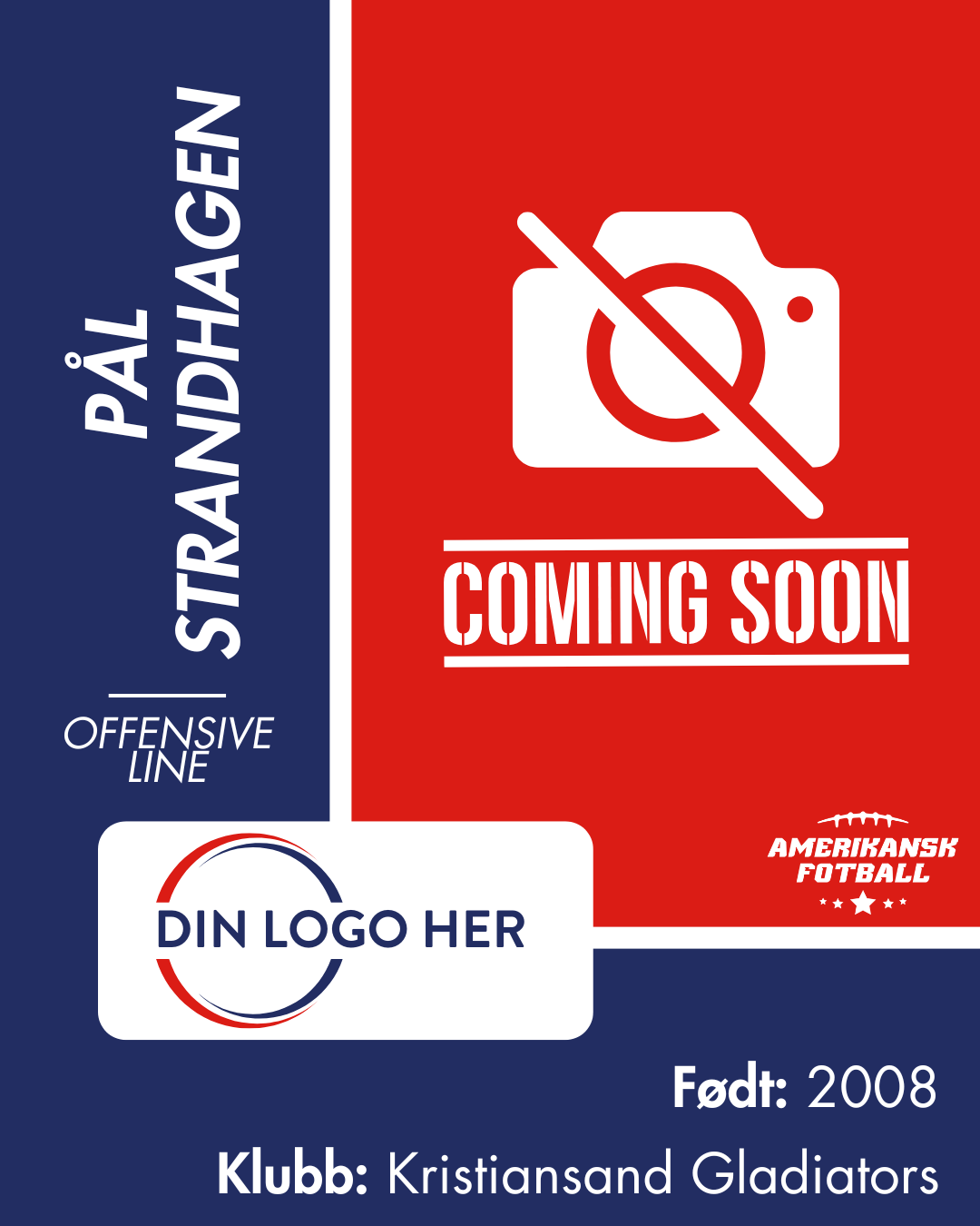 AMERIKANSK FOTBALL U-17 LANDSLAG - Utøversponsor