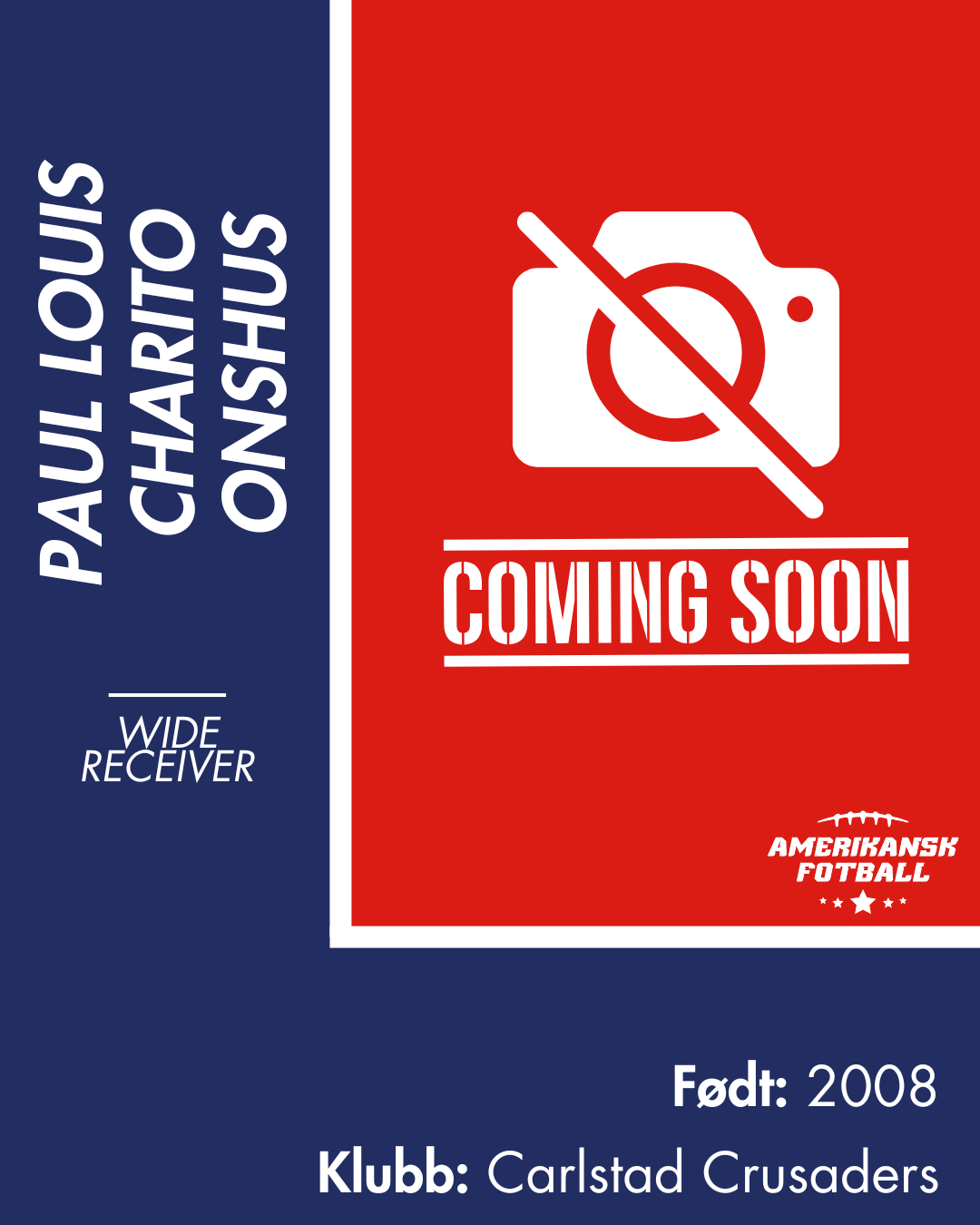 AMERIKANSK FOTBALL U-17 LANDSLAG - Donasjonsnivå Gull