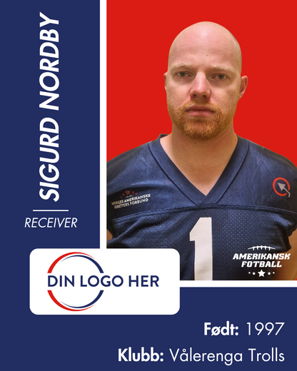 AMERIKANSK FOTBALL HERRRELANDSLAG - Utøversponsor
