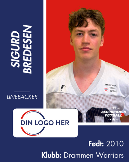 AMERIKANSK FOTBALL U-17 LANDSLAG - Utøversponsor