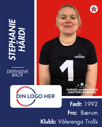 FLAGGFOTBALL KVINNELANDSLAG - Utøversponsor
