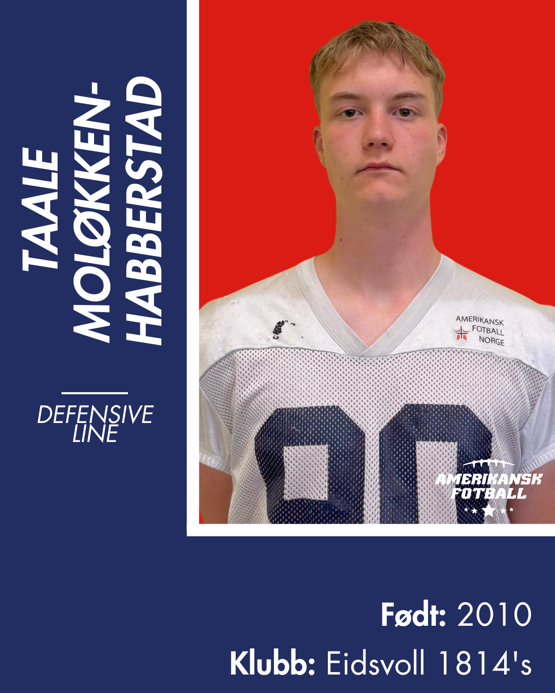 AMERIKANSK FOTBALL U-17 LANDSLAG - Donasjonsnivå Gull